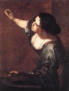 GENTILESCHI, Artemisia Self-Portrait as the Allegory of Painting fdg Germany oil painting reproduction